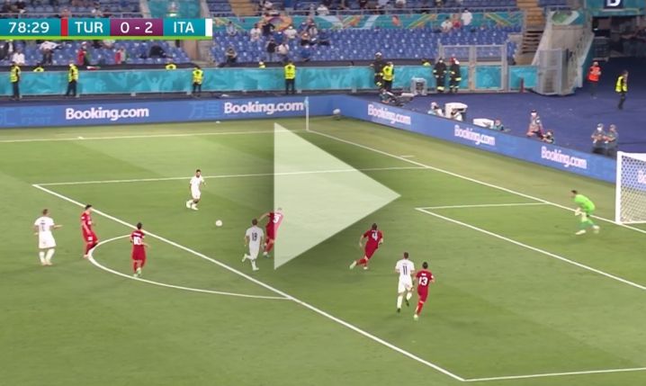 Insigne strzela gola na 3-0 z Turcją! [VIDEO]